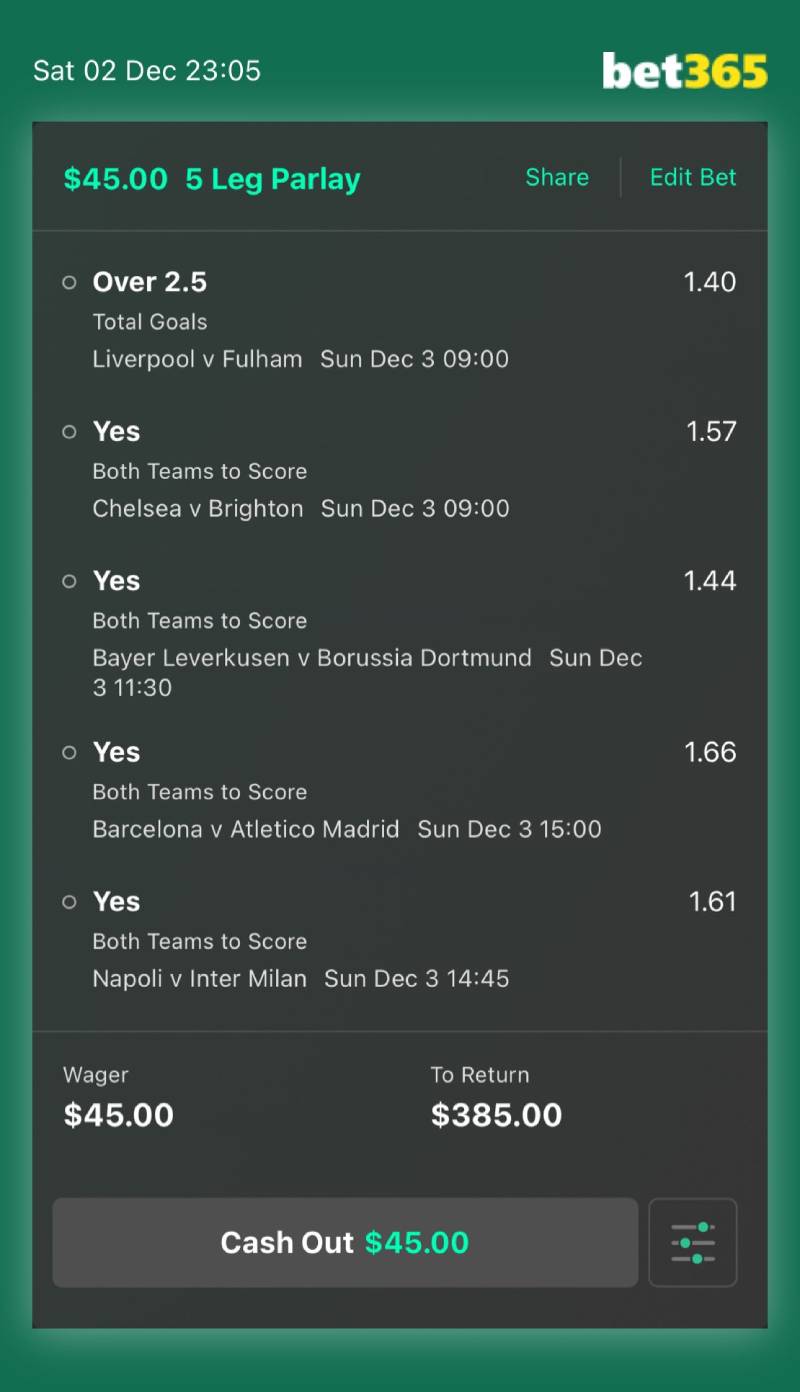 Cách tính tiền kèo Mix Parlay