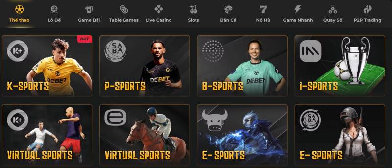 Game và sản phẩm cá cược đa dạng