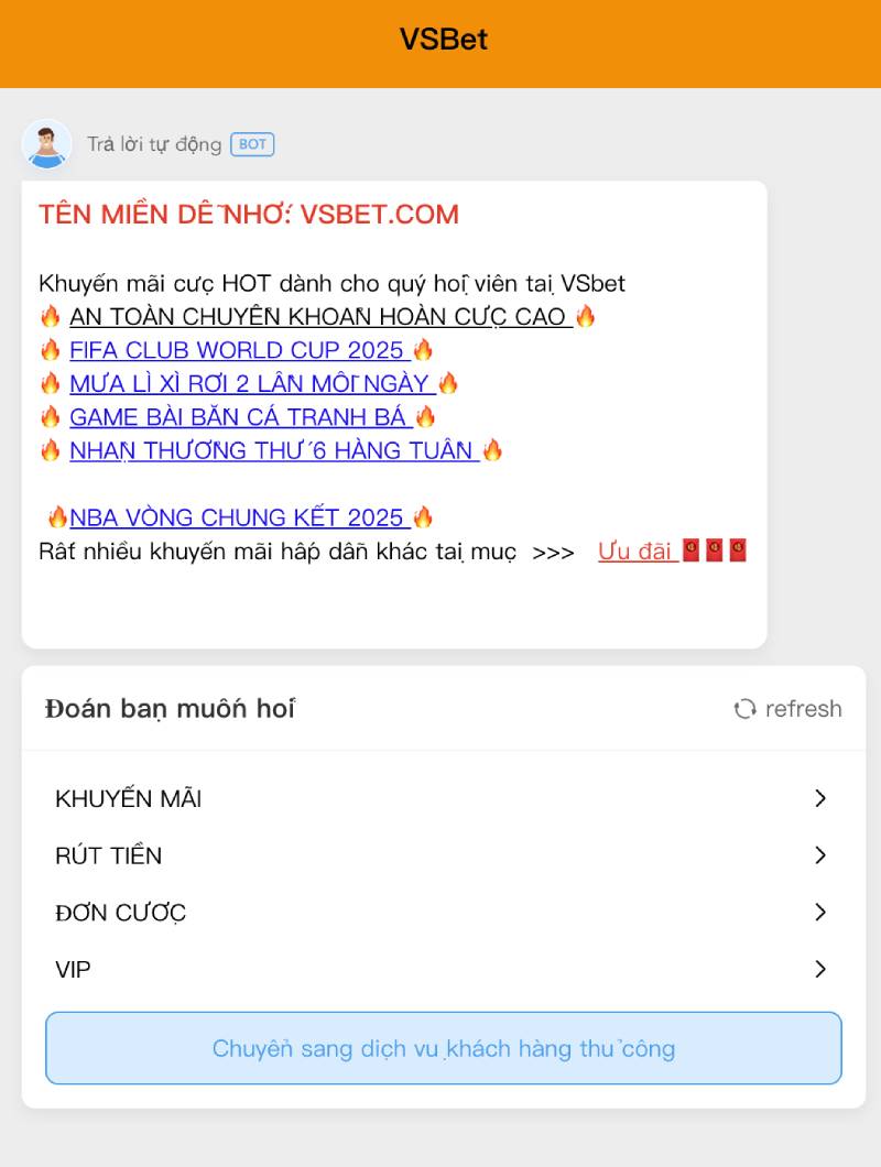 Hệ thống hỗ trợ người dùng theo tiêu chuẩn toàn cầu