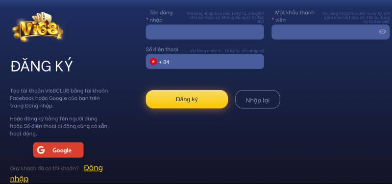 Vi68 có đáng để bạn tạo tài khoản và nạp tiền?